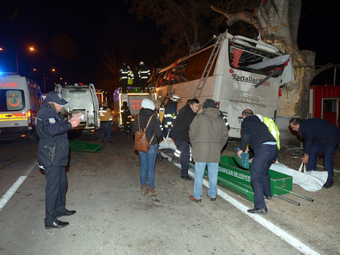 Accidente vial en Turquía deja 11 muertos y 46 heridos