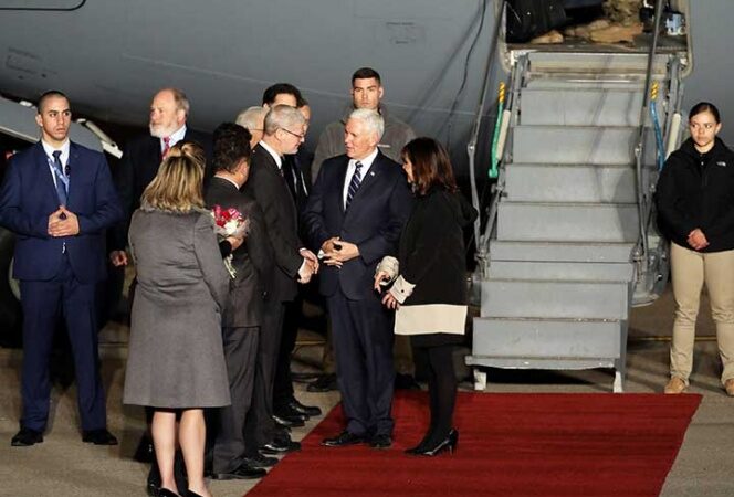Vicepresidente de EU arriba a Israel