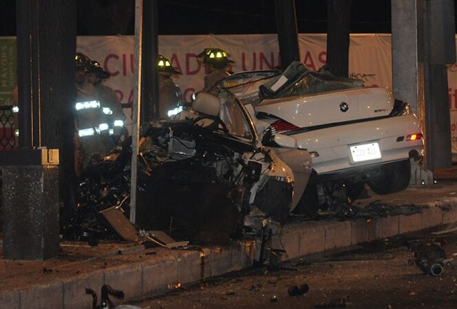 Culpable de homicidio, chofer del BMW que chocó en Reforma