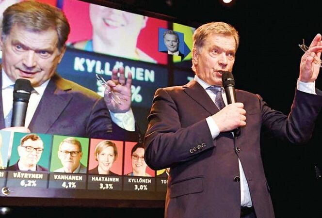 Presidente de Finlandia logra una fácil reelección