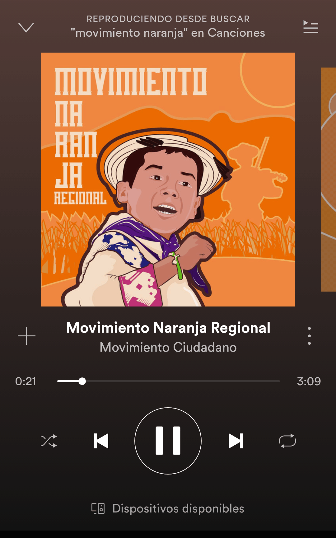 Esto ya se descontroló, Movimiento Naranja ya está en Spotify y busca destronar a Despacito