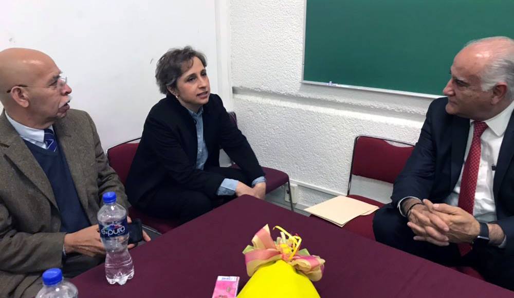 Carmen Aristegui dicto conferencia en la UAM Azcapotzalco