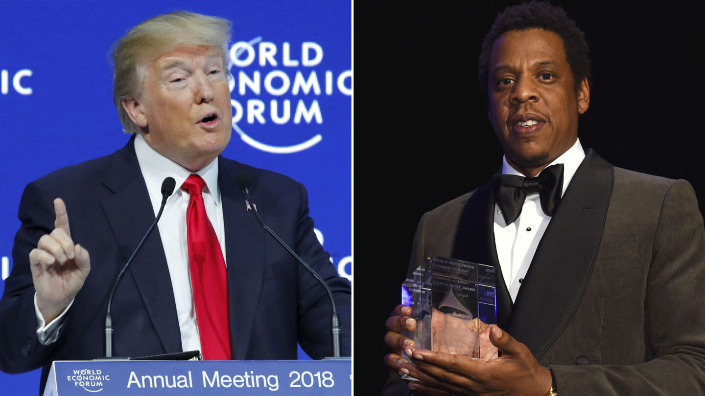 Donald Trump le respondió al rapero Jay Z por las críticas sobre su gestión |