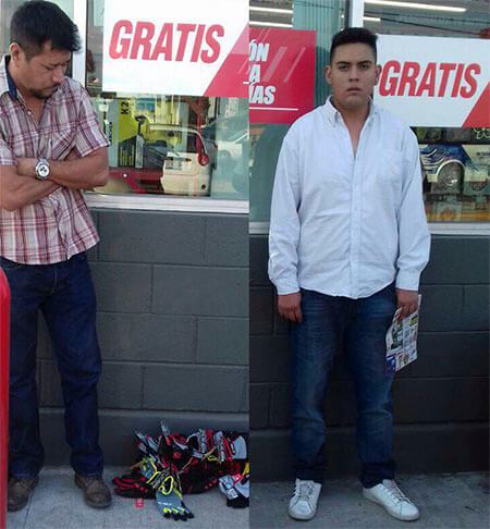 Sorprenden a par de ladrones robando herramienta de Autozone de Vía Morelos