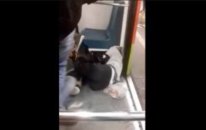 (VIDEO): Linchan a golpes a dos ladrones en vagón del Metro