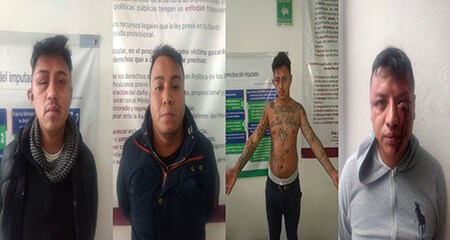 Pasajeros y Policía SOMETIERON a cuatro rateros en VIA MORELOS