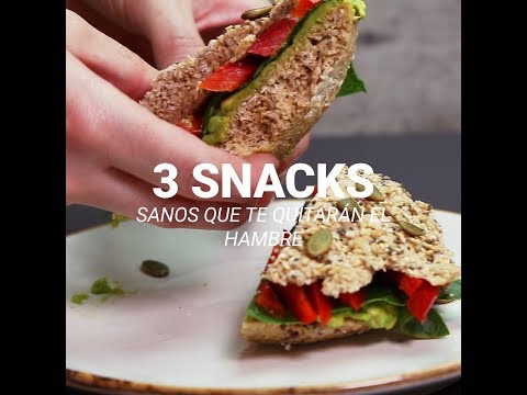 3 snacks sanos que te quitarán el hambre