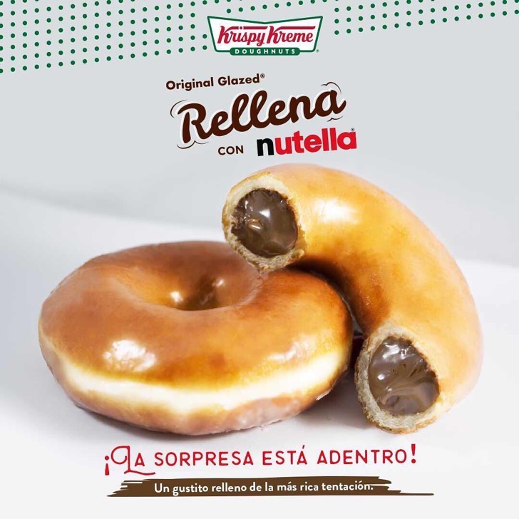 ¿Te imaginas una dona rellena de nutella? Tus más dulces sueños al fin se hicieron realidad