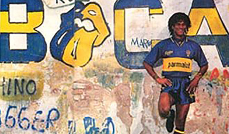 El colombiano ex Boca que se ríe de sí mismo por haber sido mundialista sólo en figuritas