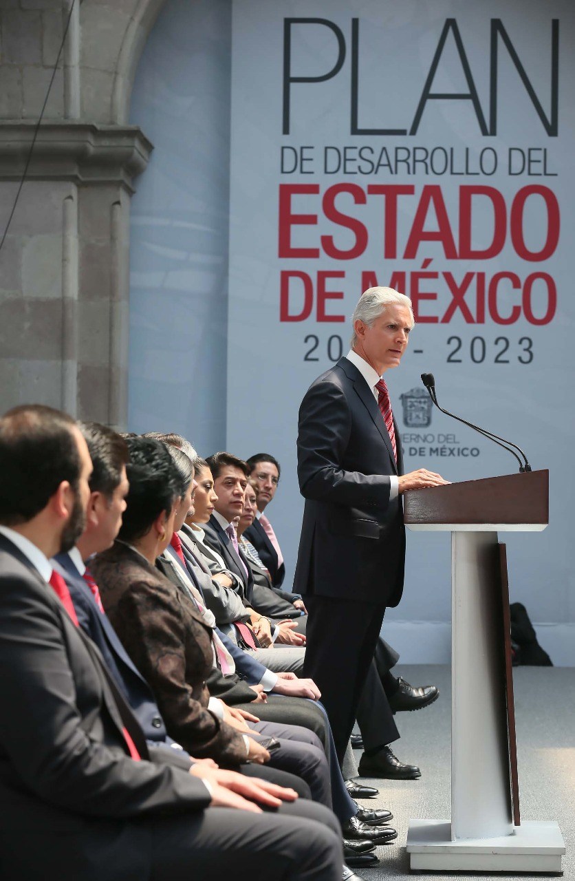 PRESENTA ALFREDO DEL MAZO PLAN DE DESARROLLO DEL ESTADO DE MÉXICO 2017-2023