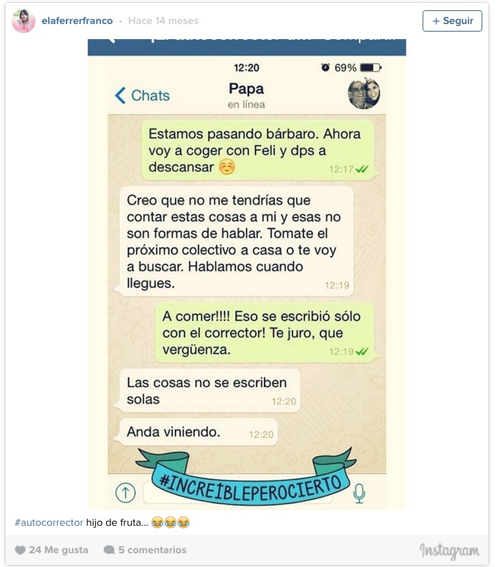 18 mensajes que demuestran que el autocorrector es el troll más grande del mundo