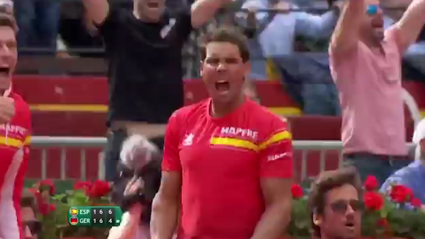El gesto de deportividad de Rafael Nadal con el que cortó un festejo desmedido |
