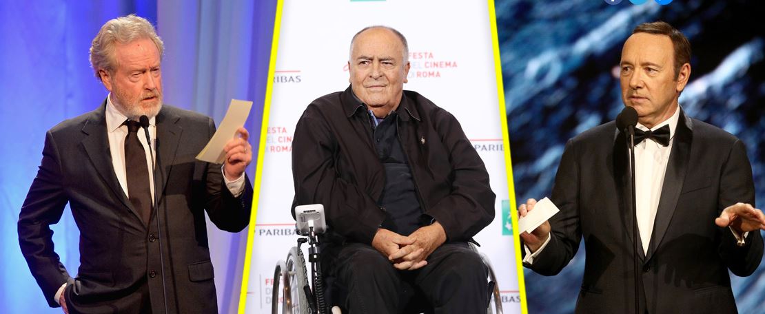 Dice que “Qué vergüenza”: Bertolucci a Ridley Scott por sacar a Kevin Spacey de su filme