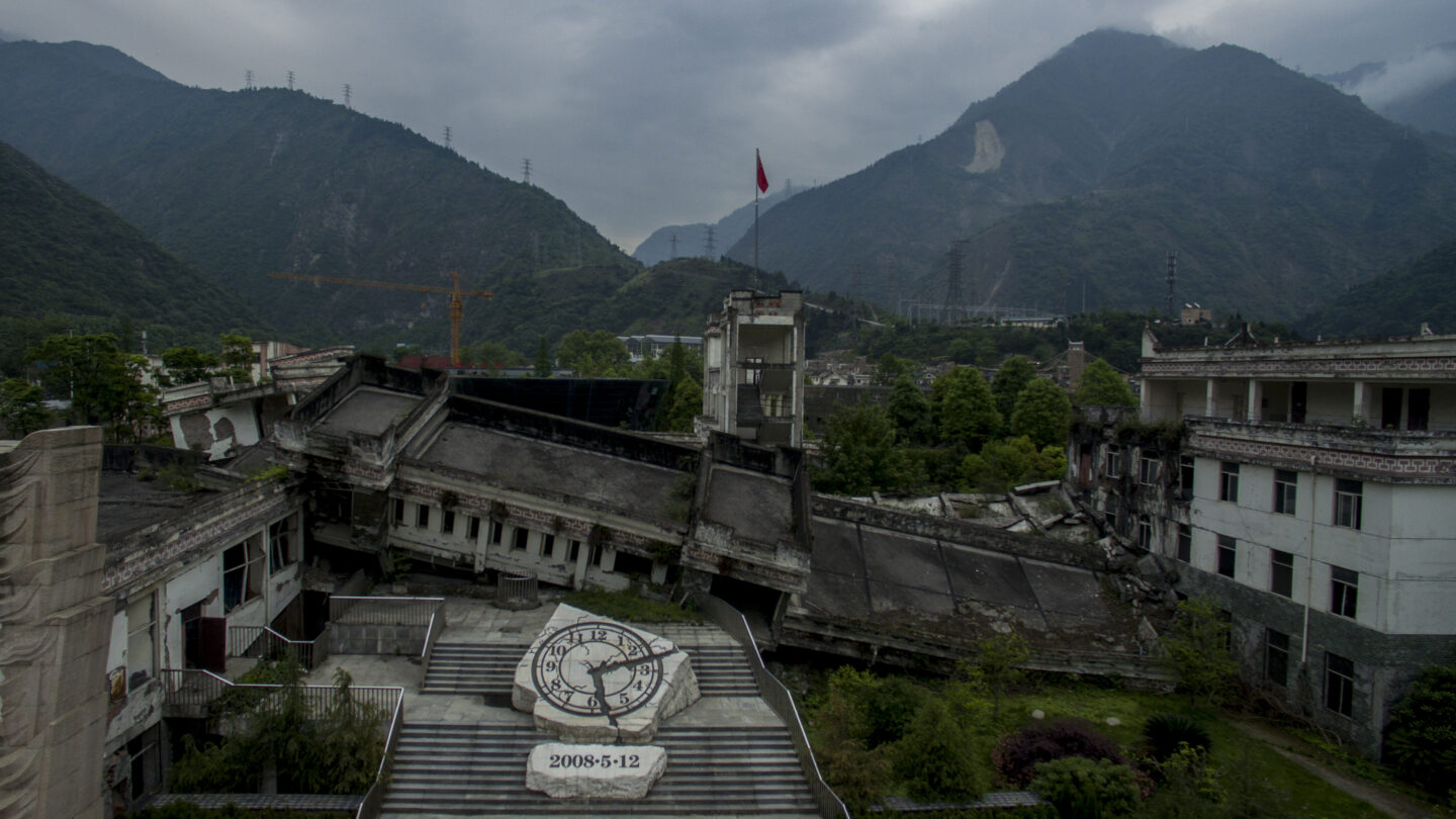 Las fotos de la espectral ciudad china de Beichuan 10 años después del devastador terremoto que mató a 80000 personas |