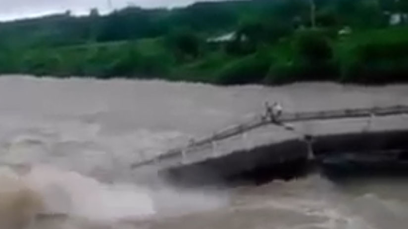 VIDEO | Graban el impresionante derrumbe de un puente en Cuba