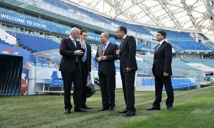 Rusia está lista para el Mundial de fútbol 2018