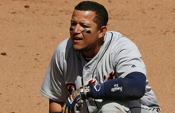 Venezolano Miguel Cabrera entra a lista de lesionados por 10 días