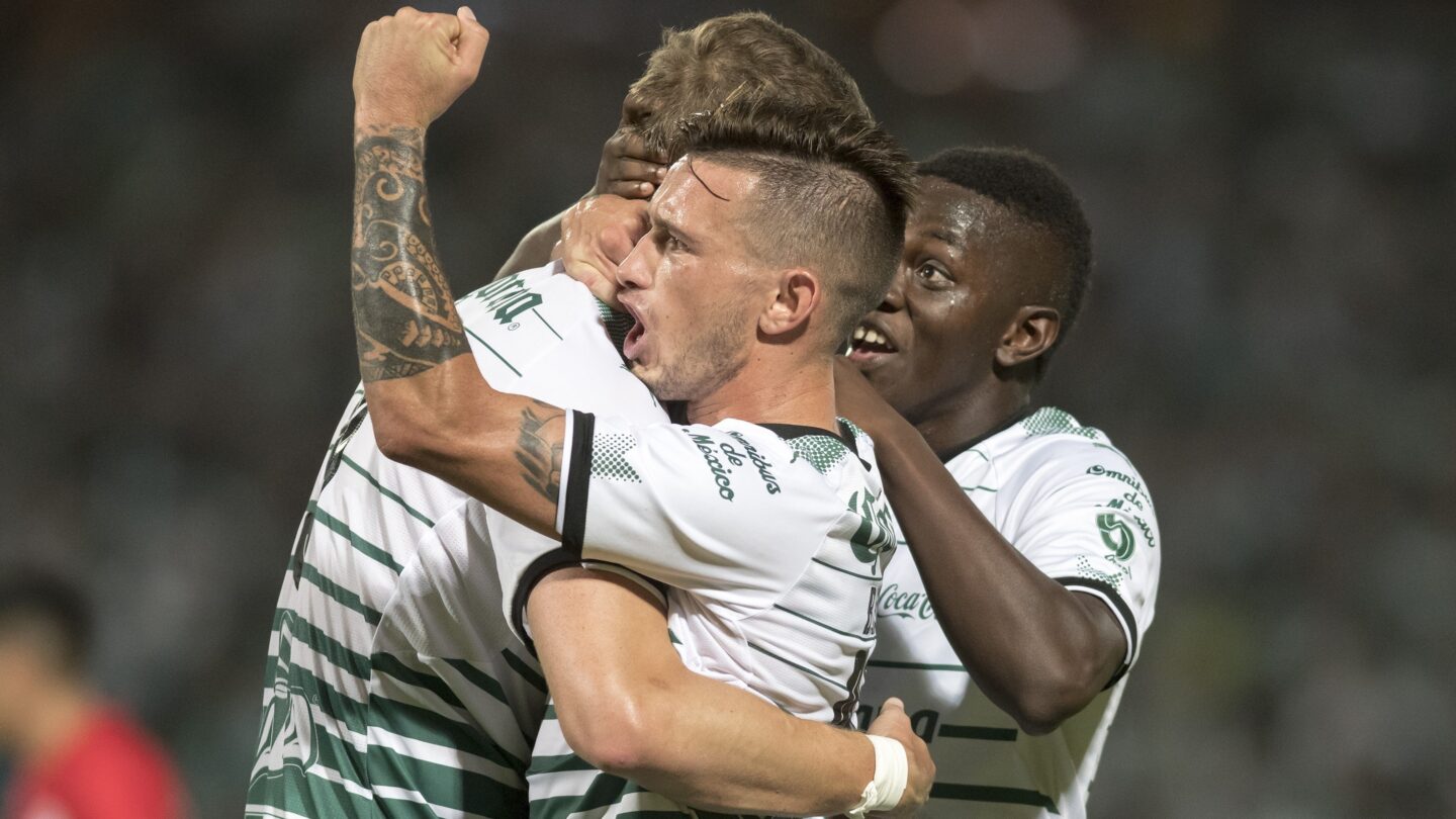 Santos Laguna remontó ante Toluca en el primero de la final |