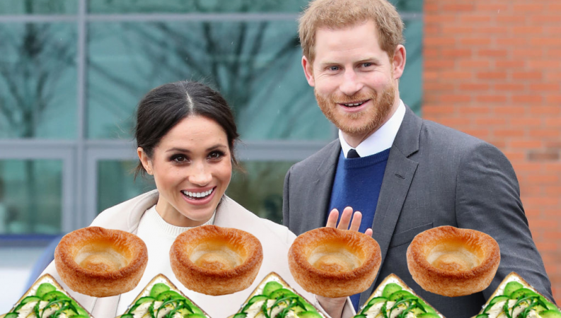 Aacepto… comer estas delicias mientras Harry y Meghan