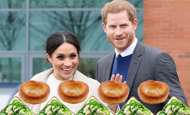 Aacepto… comer estas delicias mientras Harry y Meghan