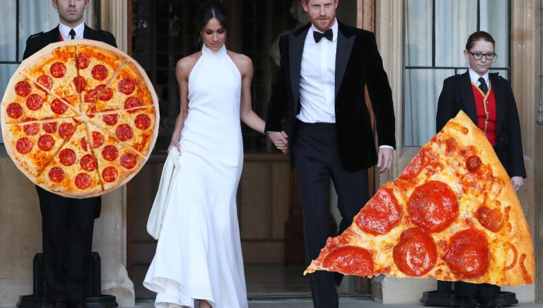Boda real: un héroe misterioso rompió el protocolo y pidió pizzas en la fiesta, ¿WTF?