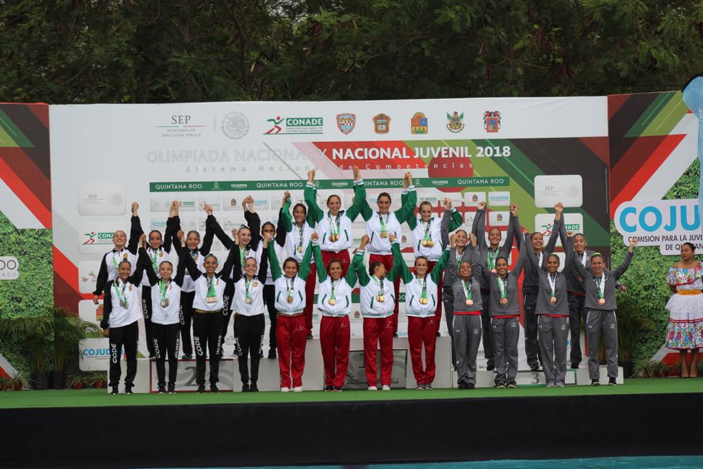 CONQUISTA ESTADO DE MÉXICO 204 MEDALLAS EN OLIMPIADA NACIONAL Y NACIONAL JUVENIL 2018