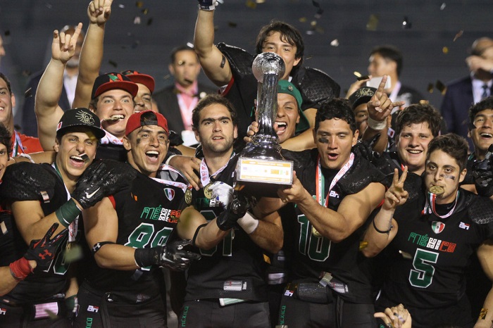 México es tricampeón mundial universitario de futbol americano