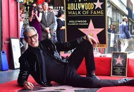 Actor Jeff Goldblum recibe su estrella en Hollywood