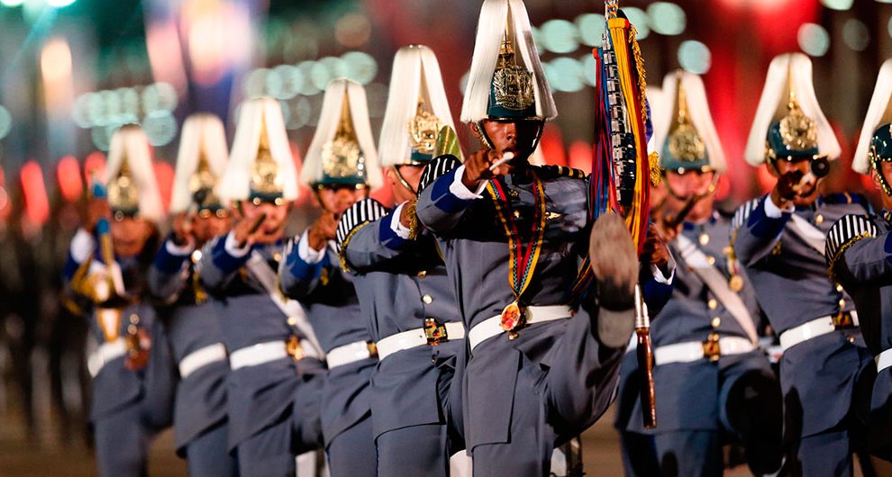 Aviones de la FANB se preparan para el desfile del 5 de julio