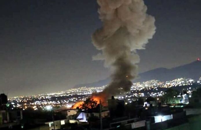 Explota almacén en Tultepec, hay 7 muertos y varios heridos