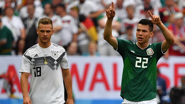 Alemania cayó 1-0 ante México