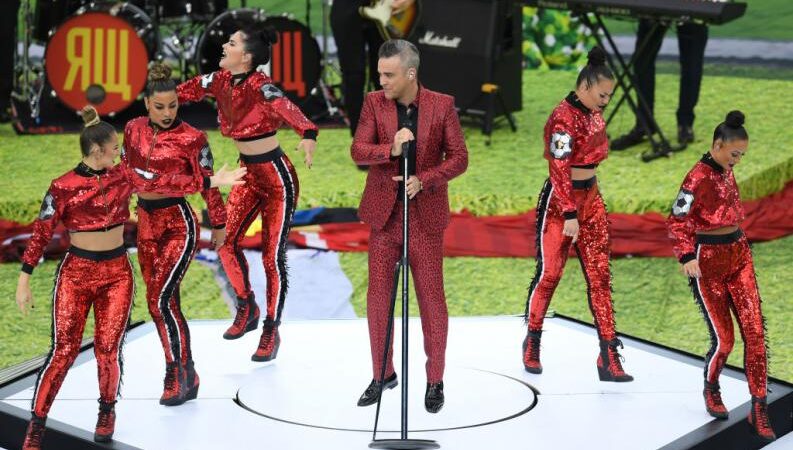 Fotos | Robbie Williams y una inauguración de ensueño del Mundial de Rusia 2018
