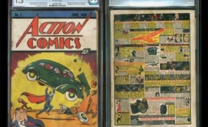 Un original del primer cómic de Superman se vende en 2 mdd