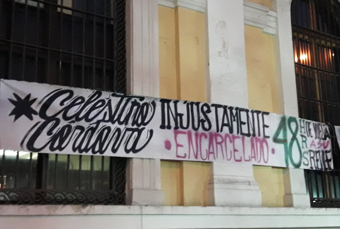 Comienza toma en casa central de la U. de Chile en apoyo al machi Celestino Córdova