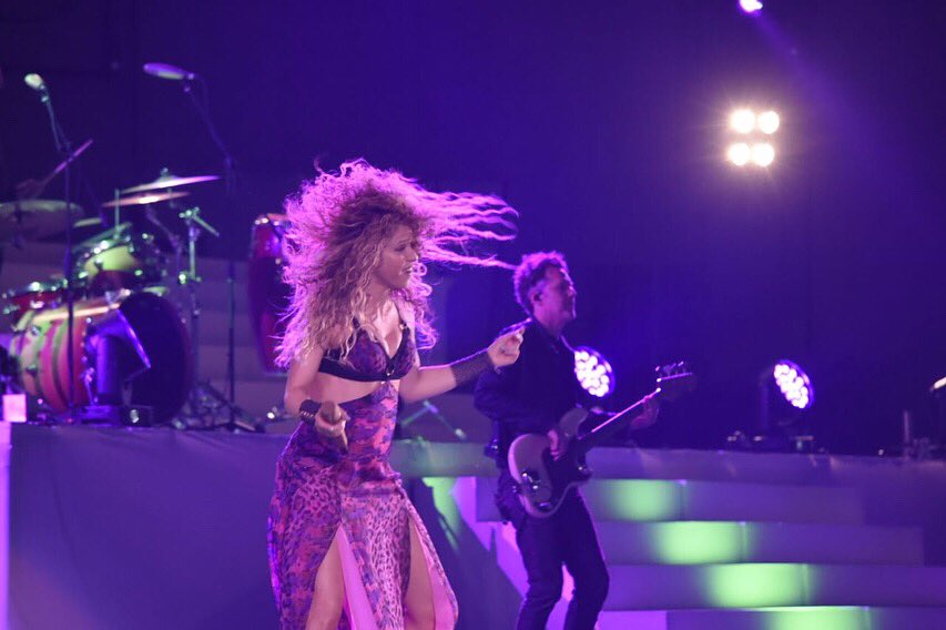 Shakira durante su presentación (Foto: Carnaval de Barranquilla)