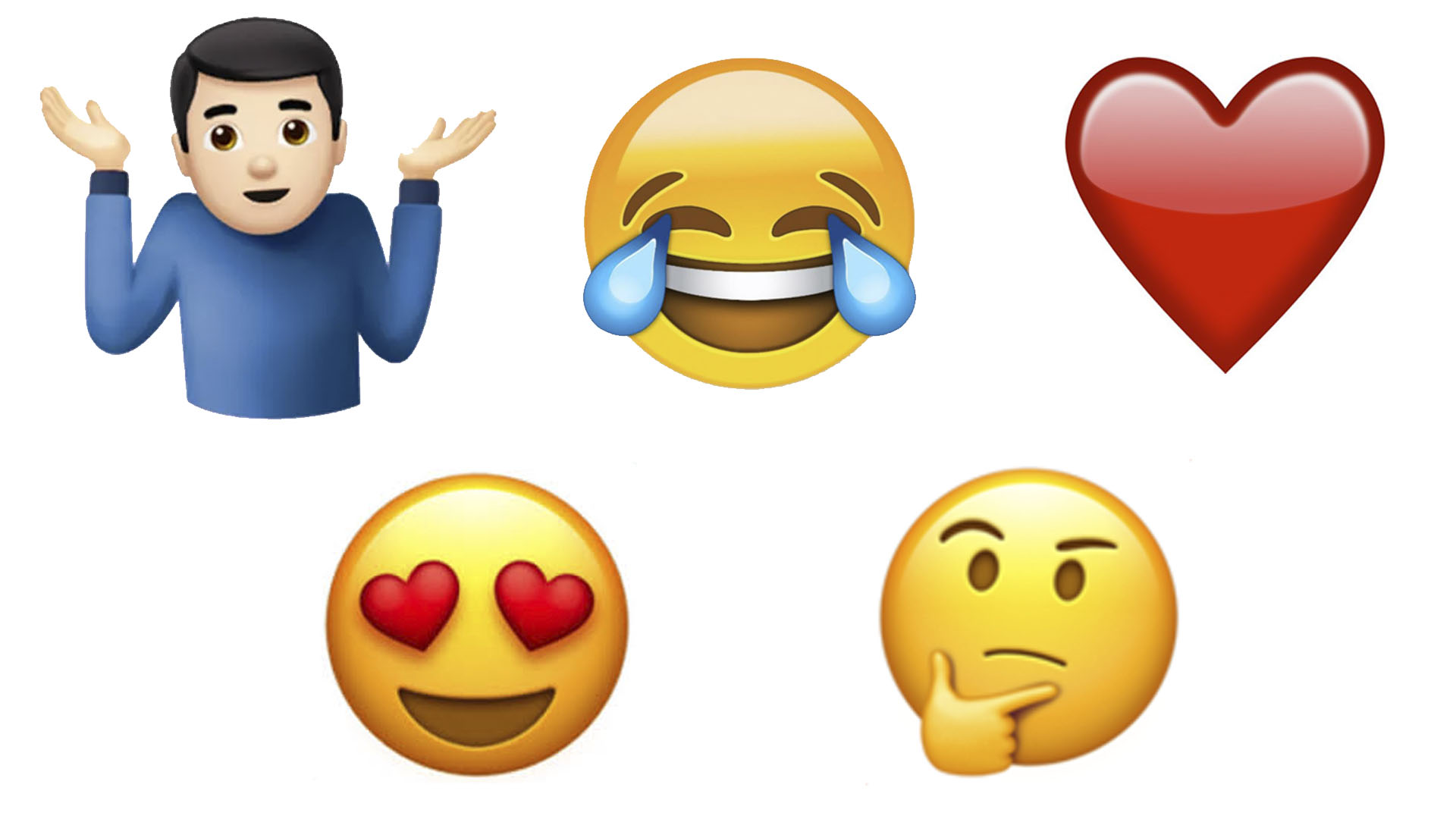 Los emojis más populares de 2017.