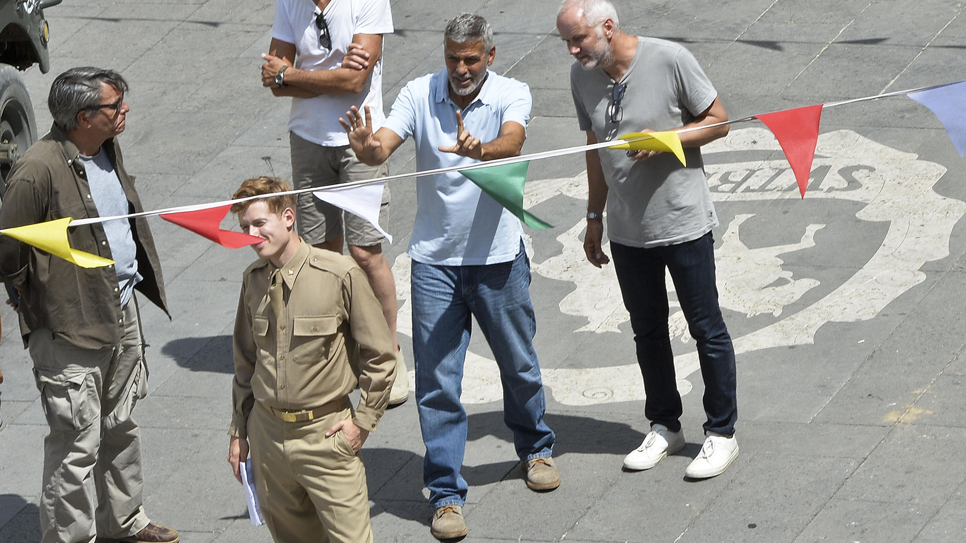 George Cloony sufrió un accidente con su motocicleta (The Grosby Group)