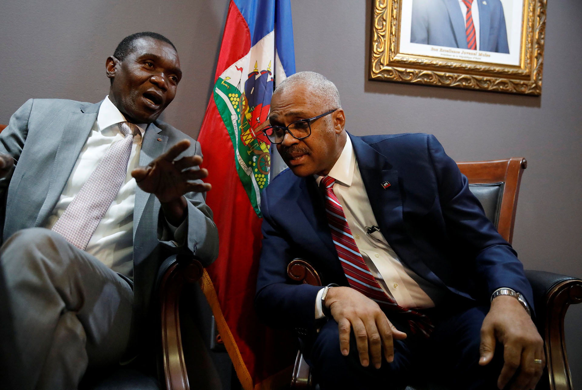 Joseph Lambert y Jack Guy Lafontant (REUTERS/Andres Martinez Casares)