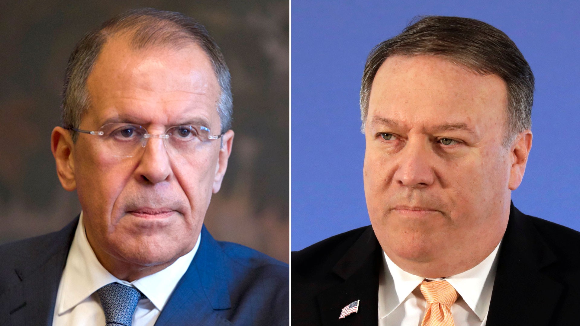 Mike Pompeo y Sergei Lavrov