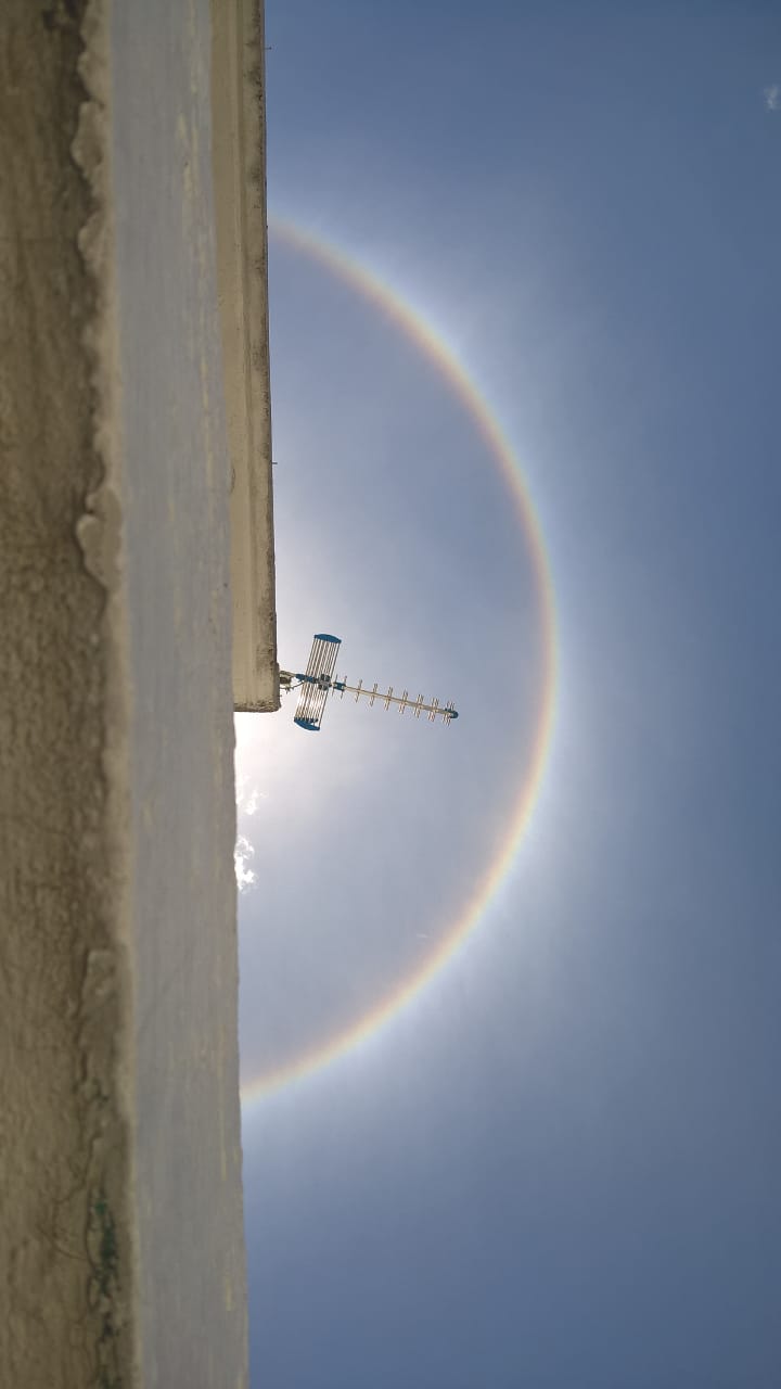 Extraño fenomeno de Sol se observa en México en este momento