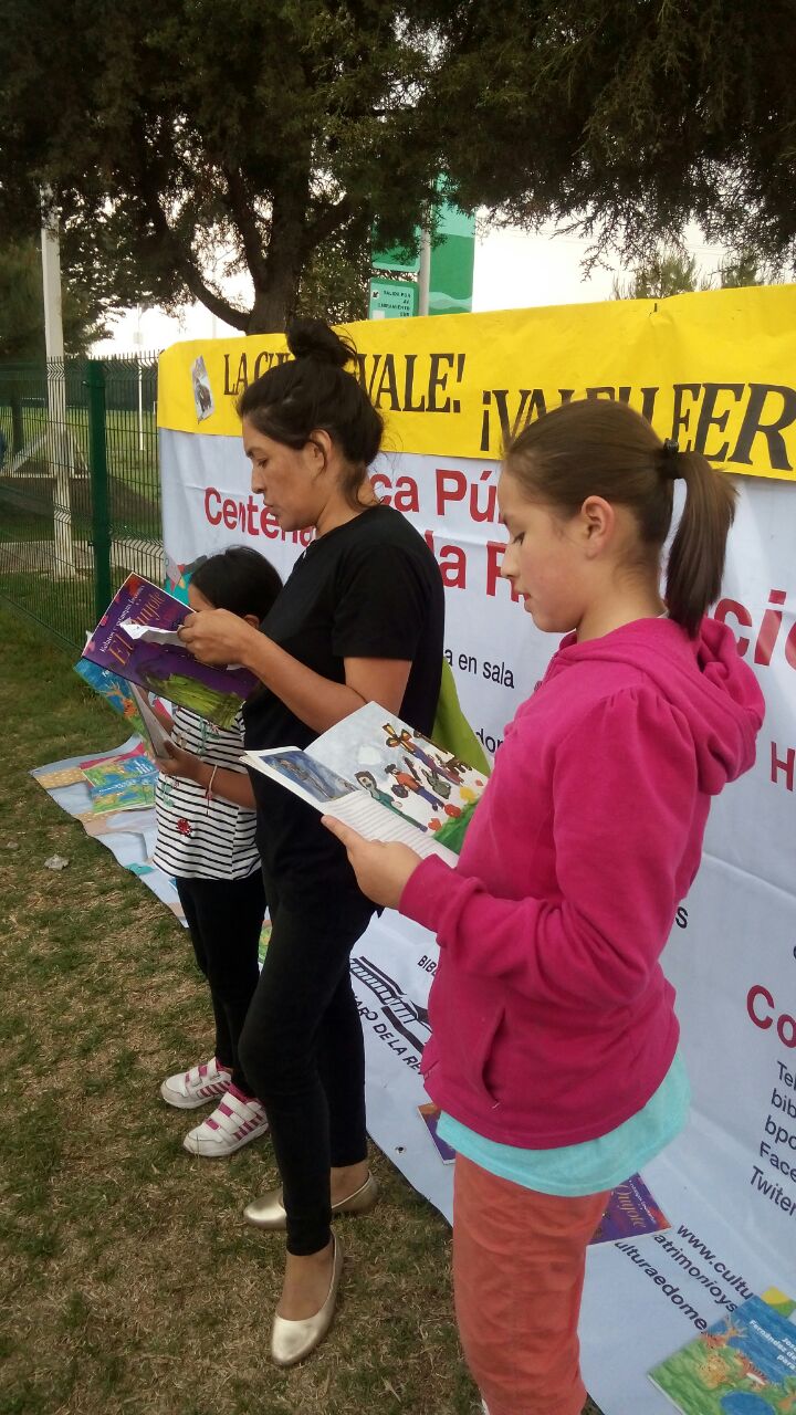 ACERCAN A MEXIQUENSES A LA LECTURA CON PROGRAMA “LA CULTURA ¡VALE! VALE LEER”