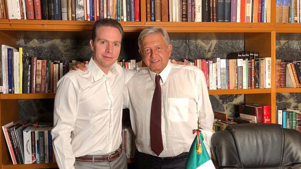 Manuel Velasco se reúne con AMLO