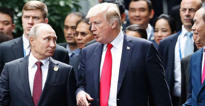 Niegan a Donald Trump invitar a Putin este 2018 a EEUU