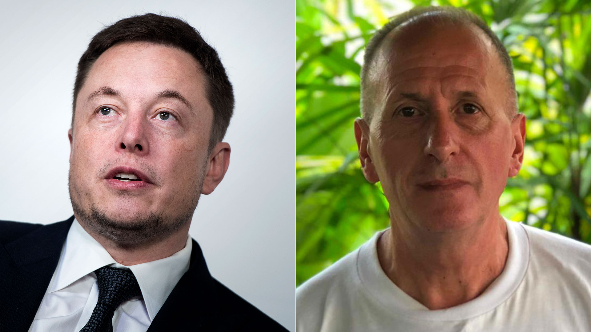 Elon Musk y Vern Unsworth