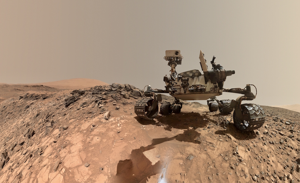 El robot Opportunity en Marte