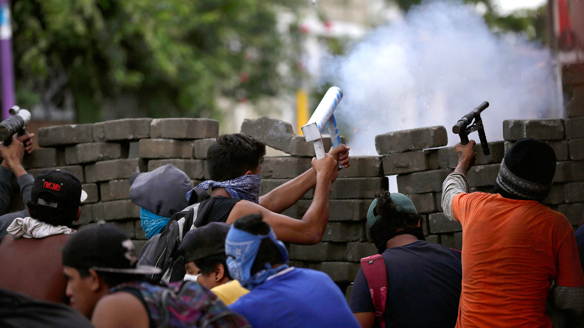 Las manifestaciones en Nicaraguas son reprimidas por el gobierno (EFE)