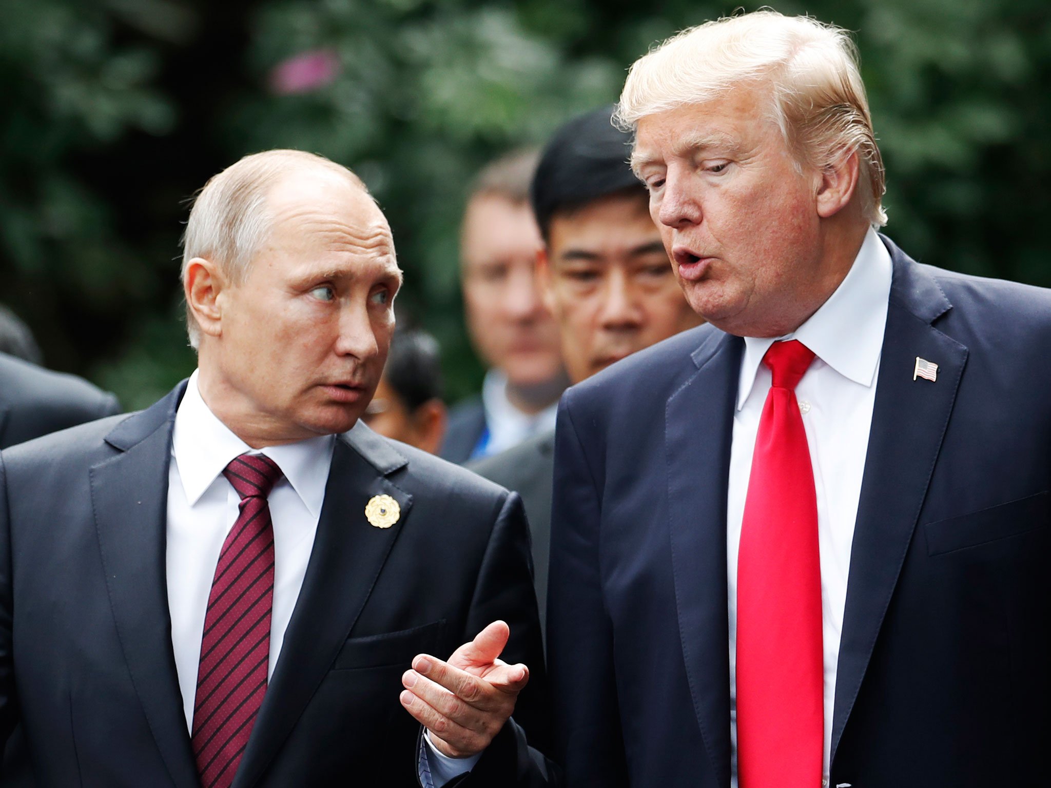 Vladimir Putin hizo esperar a Donald J. Trump esta mañana en Helsinki