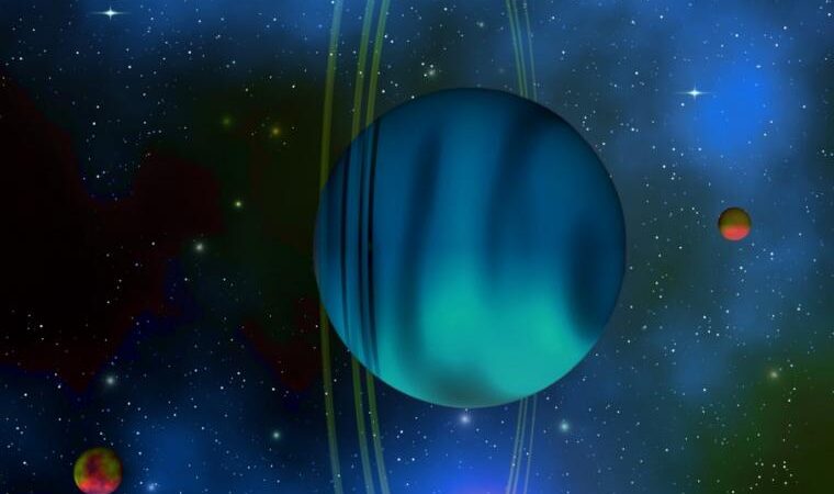 Video simulación explica por qué Urano no está inclinado como todos los otros planetas del Sistema Solar