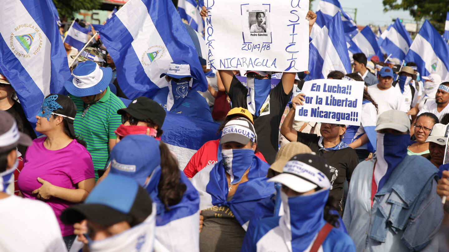 Miles de nicaragüenses pidieron la salida de Daniel Ortega tras cuatro meses de protestas |