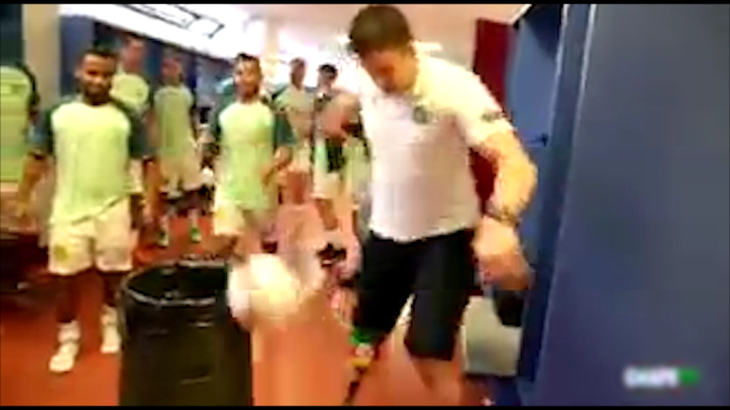 El plantel de Chapecoense se sumó a un desafío viral con un emotivo final |